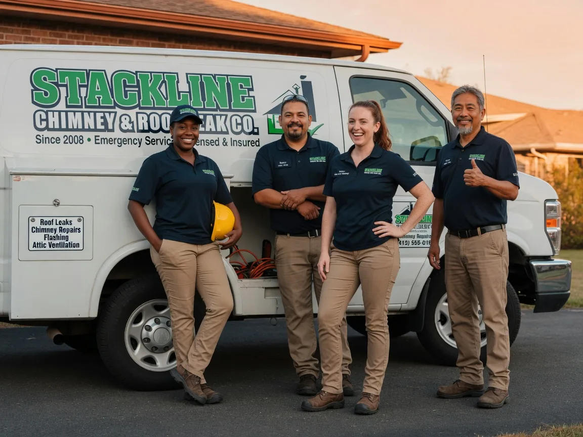 Chimney flashing repair company in Bastrop, TX
